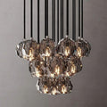 Boule Glass Round Cluster Chandelier 19