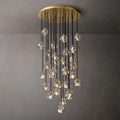Boule Glass Round Cluster Chandelier 30