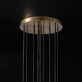 Boule Glass Round Cluster Chandelier 14