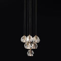 Boule Glass Round Cluster Chandelier 14