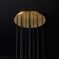 Boule Glass Round Cluster Chandelier 19