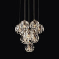 Boule Glass Round Cluster Chandelier 14