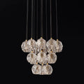 Boule Glass Round Cluster Chandelier 19
