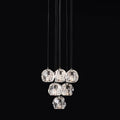 Boule Glass Round Cluster Chandelier 14