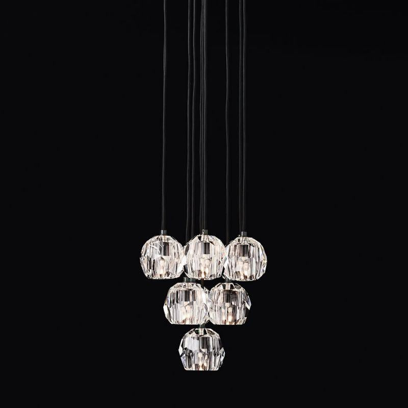 Boule Glass Round Cluster Chandelier 14" - King Lamps