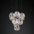 Boule Glass Round Cluster Chandelier 14