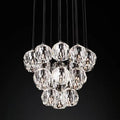 Boule Glass Round Cluster Chandelier 19