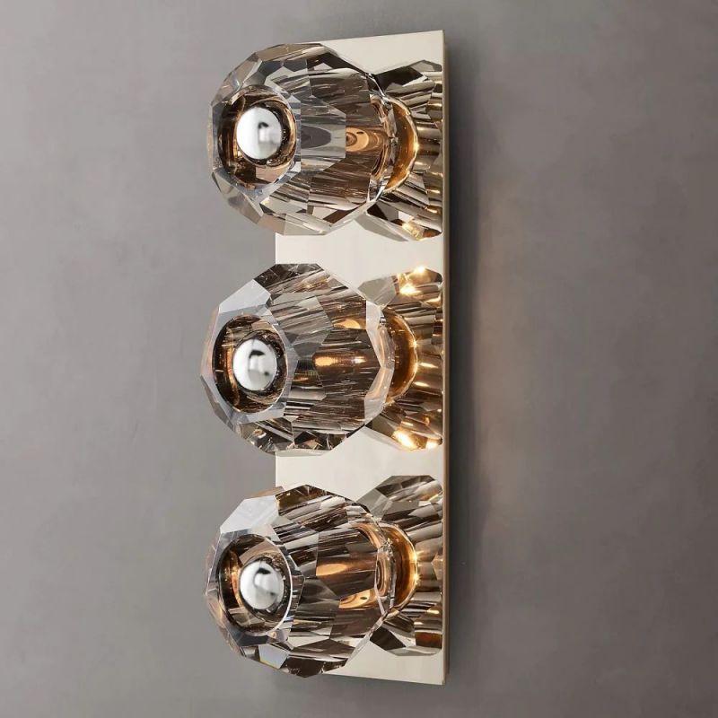 Boule Linear Crystal Sconce - King Lamps