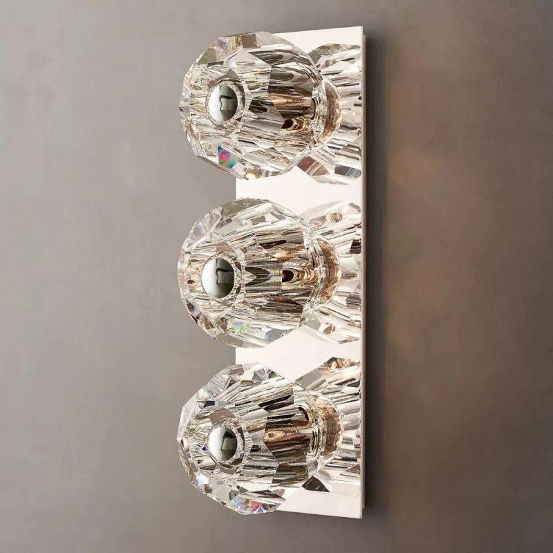 Boule Linear Crystal Sconce - King Lamps