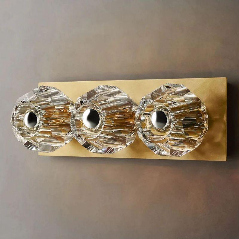 Boule Linear Crystal Sconce - King Lamps