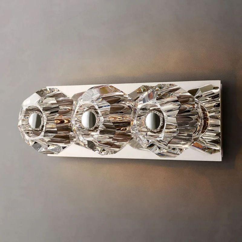Boule Linear Crystal Sconce - King Lamps