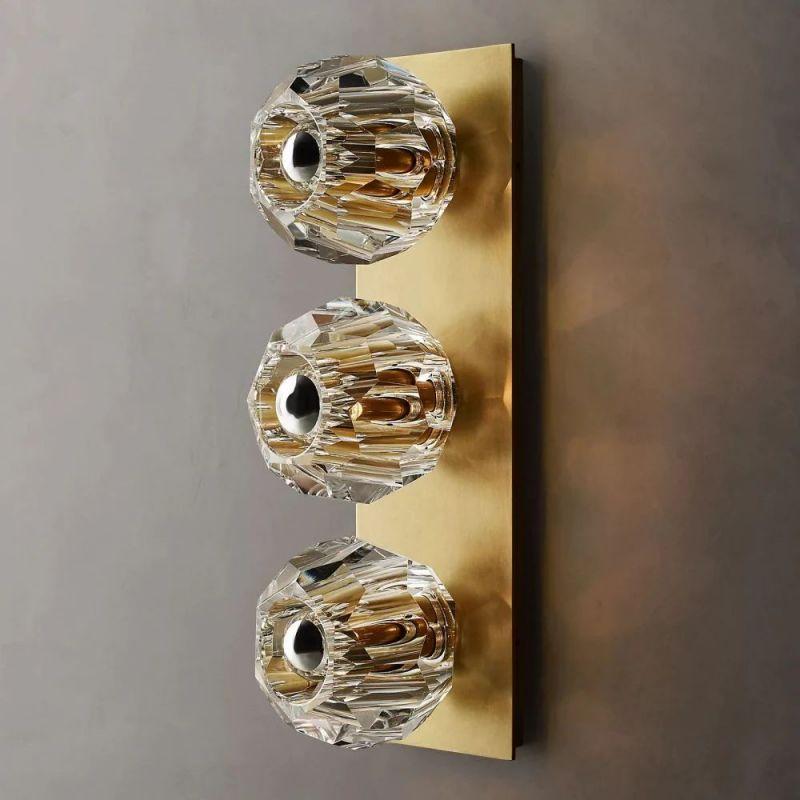 Boule Linear Crystal Sconce - King Lamps