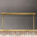 Cielo Glass Rectangular Chandelier 73” - King Lamps