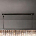 Cielo Glass Rectangular Chandelier 73” - King Lamps
