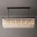 Cielo Glass Rectangular Chandelier 73” - King Lamps