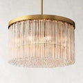 Cielo Glass Round Chandelier 36” - King Lamps