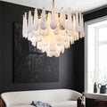 Laura Alabster Feathery Chandelier - King Lamps