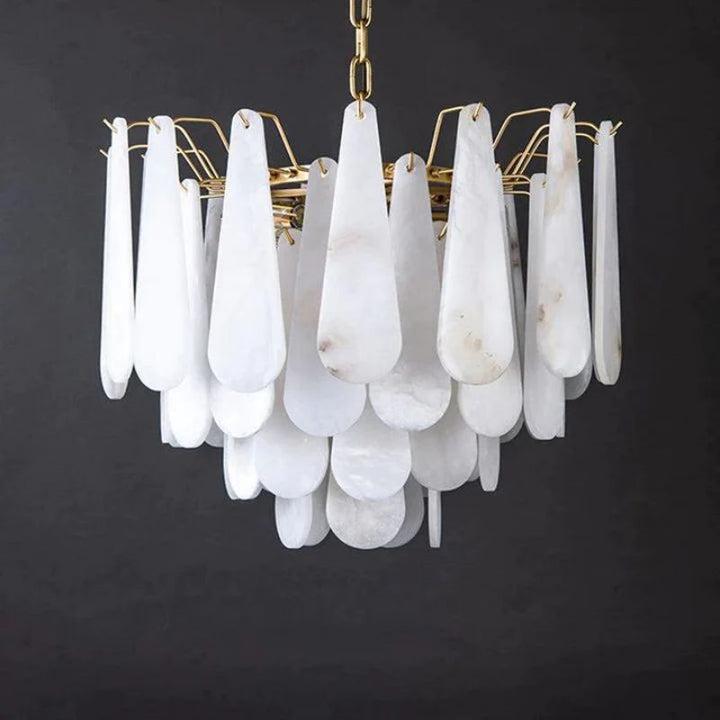 Laura Alabster Feathery Chandelier - King Lamps