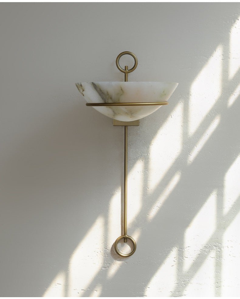 Tether Alabaster Wall Light