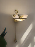 Tether Alabaster Wall Light