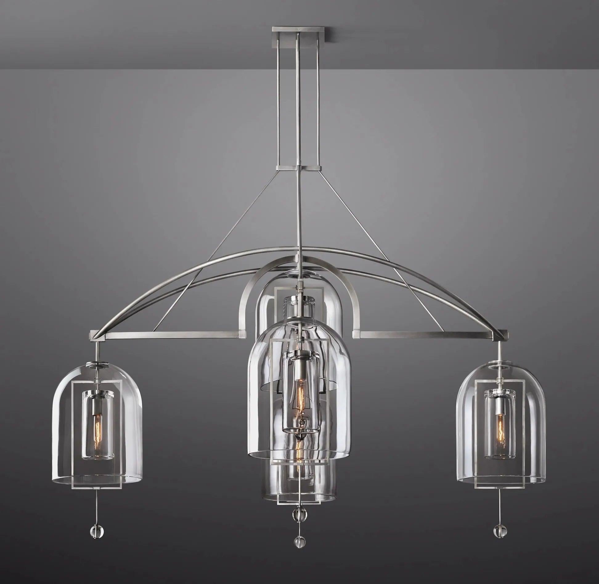 Fulcrum Round Chandelier 73" 5-Lights - King Lamps