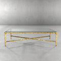 Thaddies Glass Rectangular Coffee Table-Kinglamps