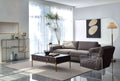 Thaddies Vintage Leather Square Coffee Table-Kinglamps