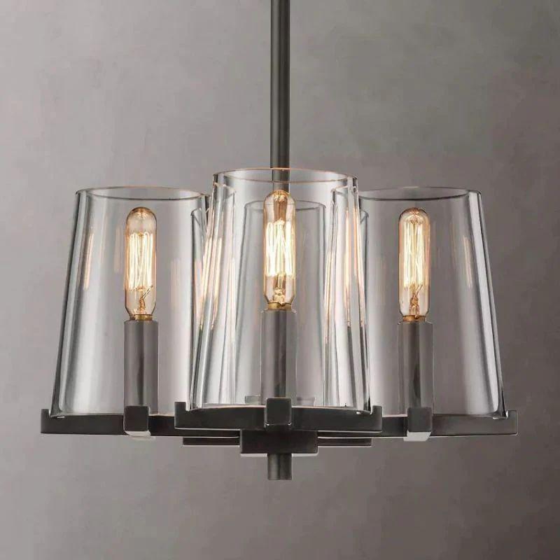 Pauillac Glass 4-Lights Pendant - King Lamps
