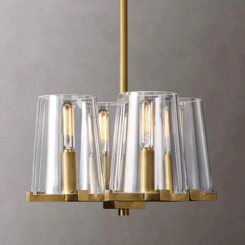 Pauillac Glass 4-Lights Pendant - King Lamps