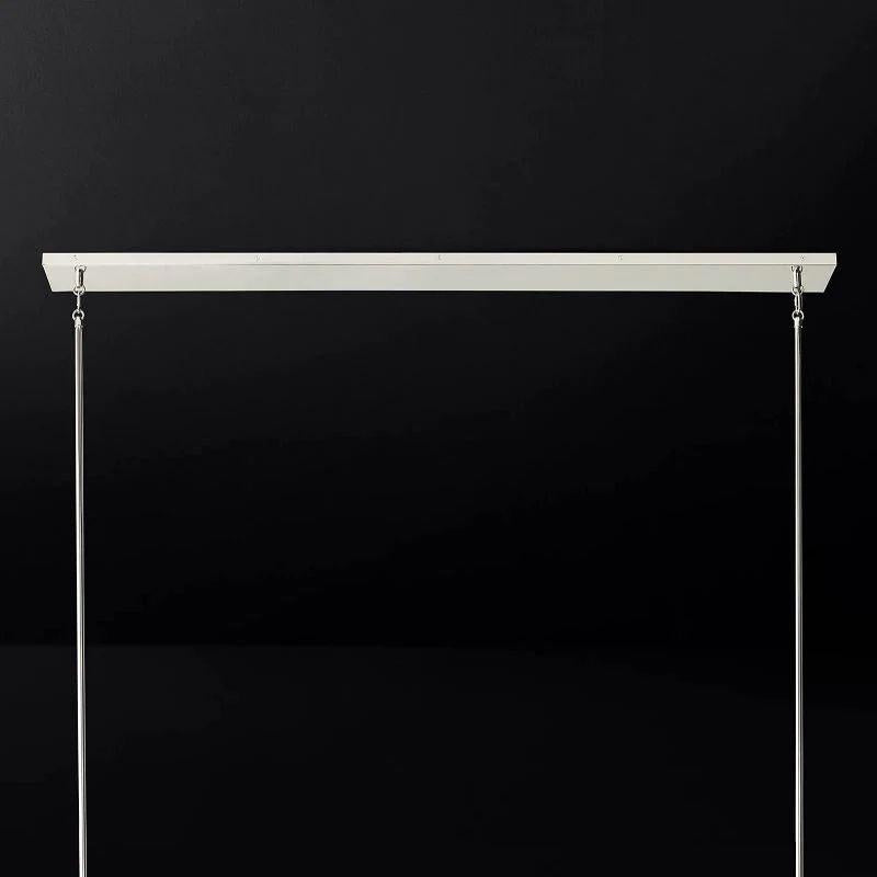 Pauillac Glass Linear Chandelier 60" - King Lamps