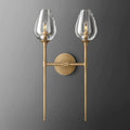 Tulip Crystal Double Sconce - King Lamps