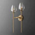 Tulip Crystal Double Sconce - King Lamps