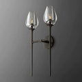 Tulip Crystal Double Sconce - King Lamps