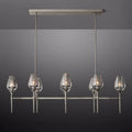 Tulip Crystal Linear Chandelier 52'' - King Lamps