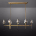 Tulip Crystal Linear Chandelier 52'' - King Lamps