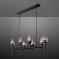 Tulip Crystal Linear Chandelier 52'' - King Lamps