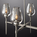 Tulip Crystal Linear Chandelier 65'' - King Lamps