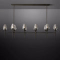 Tulip Crystal Linear Chandelier 65'' - King Lamps