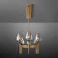 Tulip Crystal Linear Chandelier 65'' - King Lamps