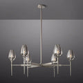 Tulip Crystal Round Chandelier 42'' - King Lamps