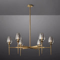 Tulip Crystal Round Chandelier 42'' - King Lamps