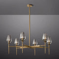 Tulip Crystal Round Chandelier 42'' - King Lamps