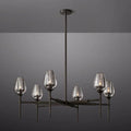 Tulip Crystal Round Chandelier 42'' - King Lamps