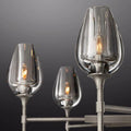 Tulip Crystal Round Chandelier 54'' - King Lamps