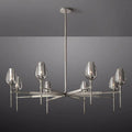 Tulip Crystal Round Chandelier 54'' - King Lamps