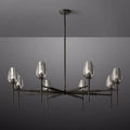 Tulip Crystal Round Chandelier 54'' - King Lamps