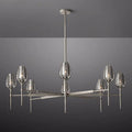 Tulip Crystal Round Chandelier 54'' - King Lamps