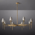 Tulip Crystal Round Chandelier 54'' - King Lamps