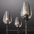 Tulip Crystal Round Chandelier 54'' - King Lamps