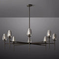 Tulip Crystal Round Chandelier 54'' - King Lamps